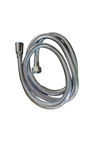 Rudi Armatür Lüx Krom Kaplama 150 Cm Spiral Duş Hortumu Gri