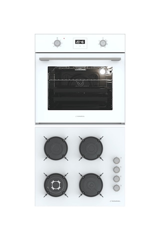 Termikel BO O64D5C W + BH P6194C W Beyaz Ankastre Set