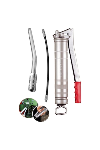 Yüksek Kaite Gres Yağ Pompası 500 Cc Büyük Boy Demir Hortum Ve G