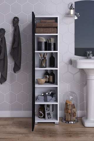 Saltık Çok Amaçlı Banyo Mutfak Kiler Dolabı Siyah
