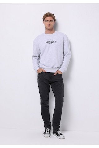 Colin's Colins Comfort Fit Erkek Gri Sweatshirt Cl1075718 Q1.v2 Mga Gri Melanj