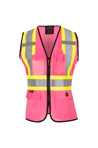 Kadınlar İçin Güvenlik Yeleği - 9 Cepli - Hi-vis Startech Yansıtıcı Bant - Sınıf 2 Ansı - Birden Fazla Renk Genel