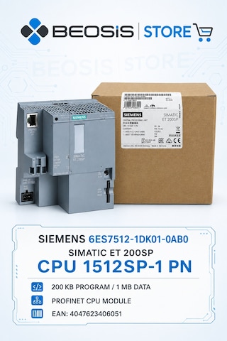 6es7512-1dk01-0ab0 Sımatıc Et 200sp Cpu 1512sp-1 Pn, 200 Kb Progr 6es7512-1dk01-0ab0 Sımatıc Et 200sp Cpu 1512sp-1 Pn, 200 Kb Progr