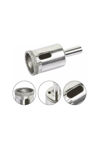 Venoa Cam Mermer Granit Fayans Delici Panç Seti Sulu Kesim 40 Mm