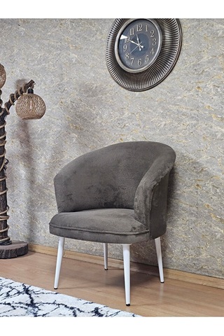 Tekli Teddy Beyaz Boyalı Sivriltme Ayak Çay Seti Koltuk Tekli Ber Çok Renkli