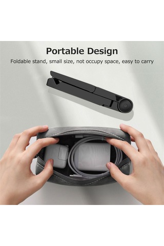 Youmex Mobil Ve Tablet İçin Katlanabilir Ayarlanabilir Tutucu - Abs Malzemeyle Hafif Ve Taşınabilir Mavi Mavi