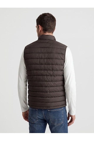 Lcwaıkıkı Classic Kahverengi Regular Fit Dik Yaka Erkek Şişme Yelek
