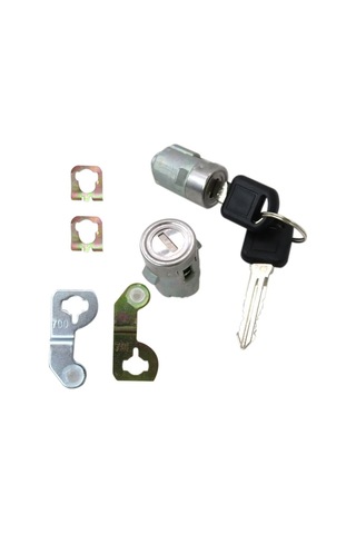 2 Adet Sürücü Ve Yolcu Kapı Kilitleri, Cadillac Escalade/chevrolet İçin Anahtar Uygun Kapı Kilit Silindiri