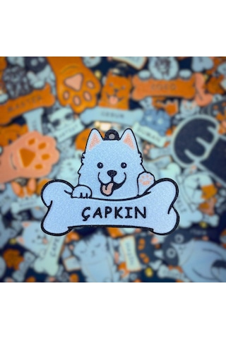 Majo İsimlik Samoyed 45mmx65mm