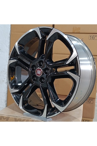 Sıfır Opar 18 İnç 5x98 Egea Elmas Kesim Siyah Jant Takımı