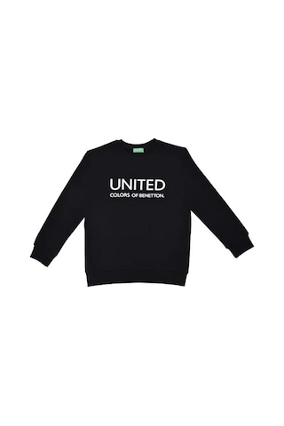 Benetton Çocuk Sweatshirt SIYAH