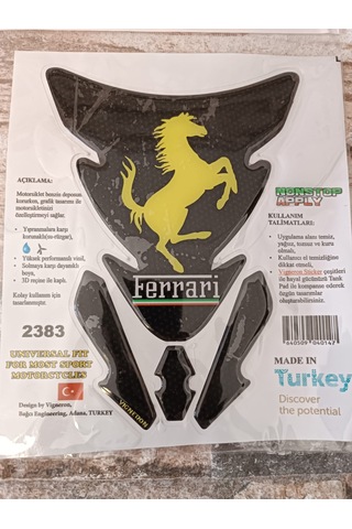 Ferrari Tankpad Siyah