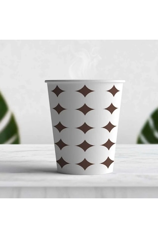 Karton Çay Kahve Bardağı 7 Oz 50'li X 2 100 Adet 50