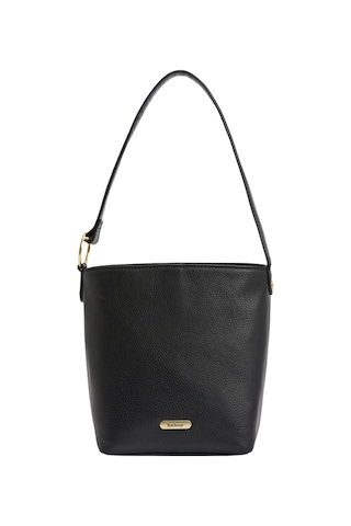 Barbour Cedar Deri Bucket Çanta Bk11 Black Siyah