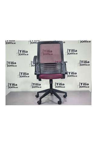 Trendy Çalışma Koltuğu Bordo