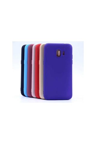 Samsung Uyumlu Galaxy J2 Pro 2018 Kılıf Zore Premier Silikon Kapak Siyah