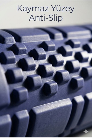 Foam Roller Masaj Rulosu Orta Sert Spor Sonrası Kas Gevşetici Yoga Pilates Fitness Masaj Köpüğü