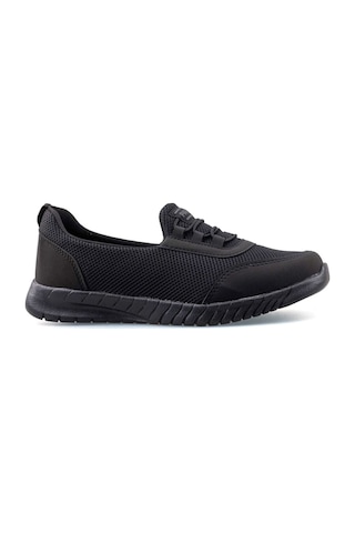 Tuğba Ortopedi 2024 Kadın Lastikli Hafif Rahat Sneaker Siyah