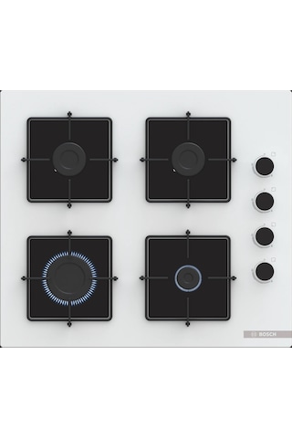 Bosch White Deluxe HBG7341W1 3D Fry - POP6C2P31O - DWK66PJ20T 3 Lü Ankastre Set 621
