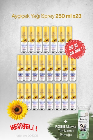 23 Al 20 Öde Ayçiçek Yağı Premium 250 Ml Hediyeli