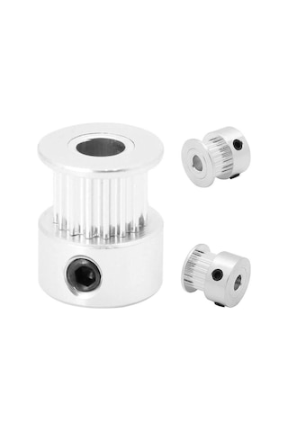 Koodmax 3 Adet Gt2 16x14 Diş 3mm Alüminyum Alaşım Dişli Senkron Zamanlama Kayışı Kasnağı