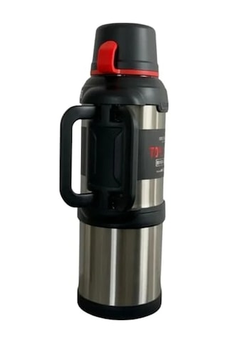 4 Litre Kapasiteli Çelik Termos, Kamp Ve Aile Kullanımı İçin Açık Beyaz