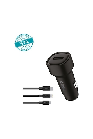 Ttec Smartcharger 2.4a Araç Şarj Aleti + Trio Kablo