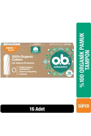 O.b Organic Super Tampon 16'lı Paket