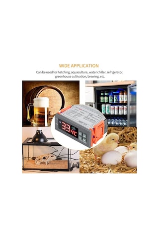 Pazly Stc-3000 110-220v Dijital Mikrobilgisayarlı Sıcaklık Kontrol Ünitesi