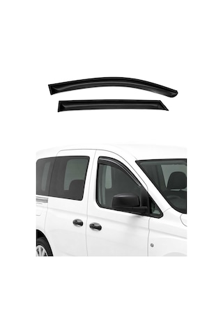 Mercedes Sprinter W907/w910 2018-2023 Uyumlu Araca Özel Akrilik Cam Rüzgarlığı Koyu Duman 2 Parça Ön