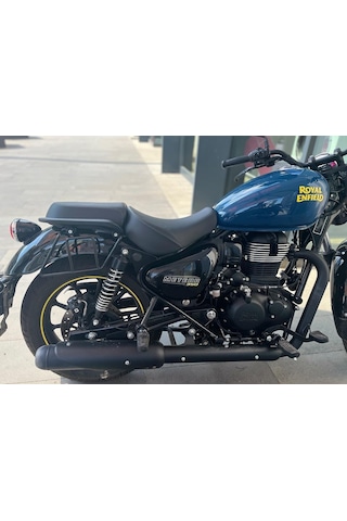Turktasarlar Motor Accessory Royal Meteor 350 - Motosiklet Çanta Sabitleme Aparatı, Siyah Boyalı Metal Boru Büküm Genel