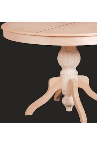 Baba Ayak Masa Kayın Kaplama Mdf Tabla Ihlamur Ağacı Ayak. Natüre Doğal 120 Cm Açılır El Yapım