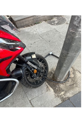Motosiklet Kilidi 25mm Güçlendirilmiş Halat Kilit 2 Metre
