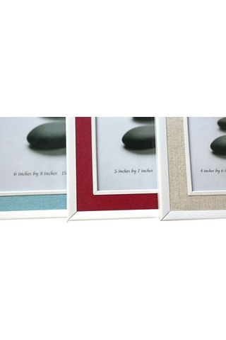 15X20 Koton Desenli Metal Fotoğraf Çerçevesi