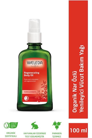 Weleda Organik Nar Özlü Yenileyici Vücut Bakım Yağı 100ml