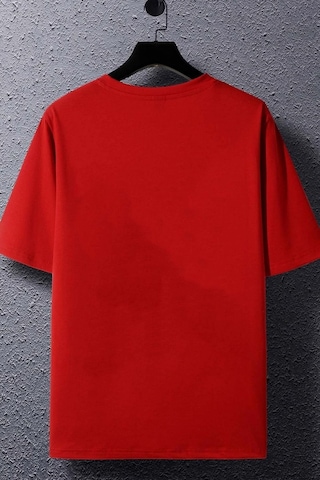 Unisex K.atatürk İmza Baskılı T-shirt Kırmızı