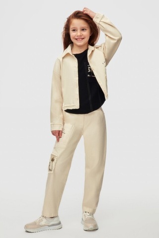 Xo Kids Kız Çocuk Gömlek 8-14 Yaş 38408 Krem