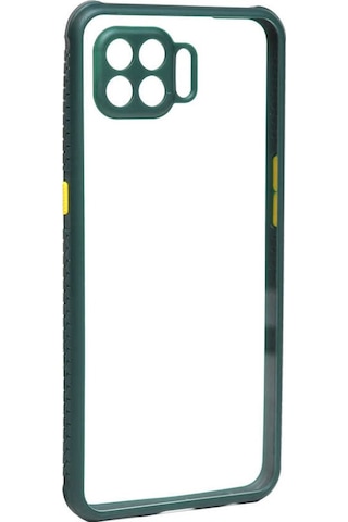 Oppo Reno 4 Lite Kilif Kenar Renkli Sararmaz Seffaf Kapak 426849188