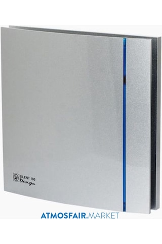 Silent - 100 Cz Silver Design 100'Lük Banyo Wc Fanı