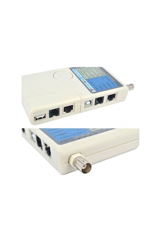 Kablo Test Cihazı Rj11 Rj45 Usb Bnc Lan Ağ Kablosu Test Cihazı