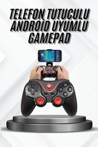 Yeni Nesil X3 Gamepad Android Uyumlu Telefon Tutucu Özellikli Joystick Belirtilmemis