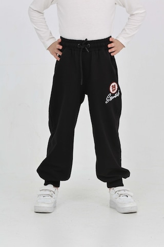 Toontoy Erkek Çocuk 98 Nakışlı Eşofman Alt Siyah