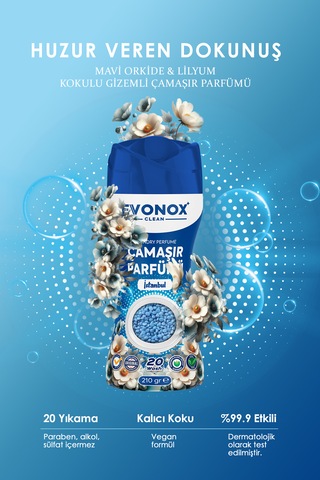 Clean Granül Çamaşır Parfümü & Çamaşır Yumuşatıcı İstanbul 210 Gr Tekli