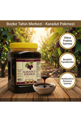 Bozkır Tahin Merkezi Doğal Katkısız Karadut Köy Pekmezi 950 G