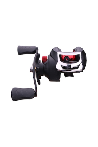 Tenfowee Sol El Manyetik Frenli 17+1 Eksenli Metal Bobinli Anti-patlatma Olta Makinesi, Luya Spor İçin Dayanıklı Tüketim