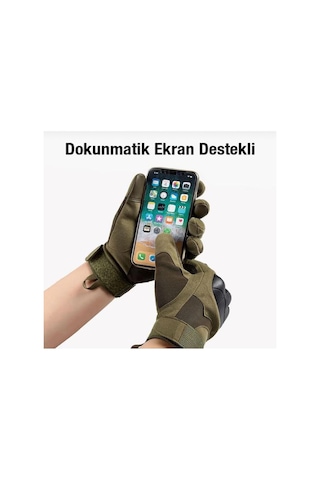 Xmlbayiciniz Tr Korumalı Taktik Eldiven Askeri Eldiven Bisiklet Eldiveni Destekli Motorsiklet Eldiveni Xl Genel