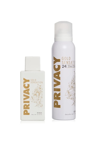Privacy Gold Sensation Kadın Parfüm EDT 100 ML + Deodorant 150 ML