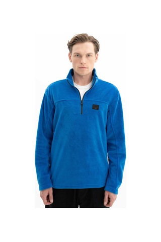 AR-MA Arma Erkek Basic Regular Fit Dik Yaka Tüy Bırakmayan Softech Polar Yarım Fermuarlı Sweatshirt 001