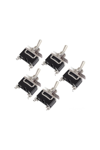 Suofeng 5 Adet Spst Tipi Metal Anahtar, 2-pin On/off Fonksiyonu, 12v-230v Aralığında Uygulanabilir, Otomobil Ve Tekne İçin Uygun