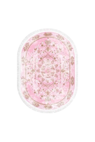 Brillant Latex Oval Kaymaz Taban Halı-Best Hle11308.803-(150X230)